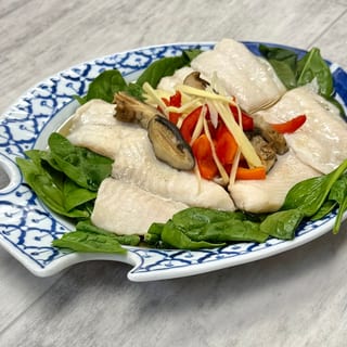 Steamed White Fish